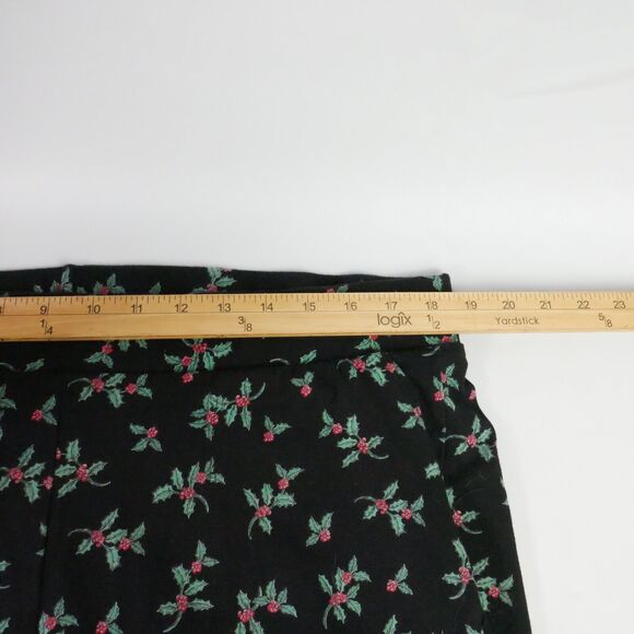 Torrid Size 3 Full Lenght Signature Waist Pokcet Legging Holly Ditsy Rich Black - Picture 6 of 11